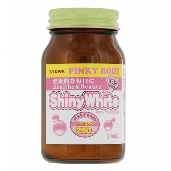 Minions 生活百貨,YUWA - Shiny White 閃亮淡斑美白丸 180粒